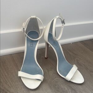 SCHUTZ Cady-Lee White Stiletto Heels